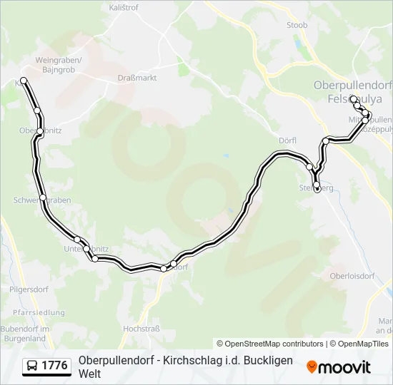 1776 Bus Line Map