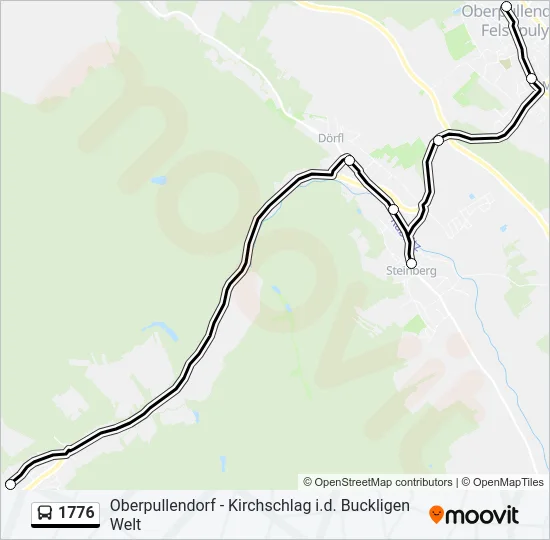 1776 Bus Line Map