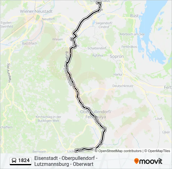 1824 Bus Line Map
