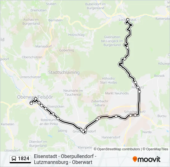 1824 Bus Line Map