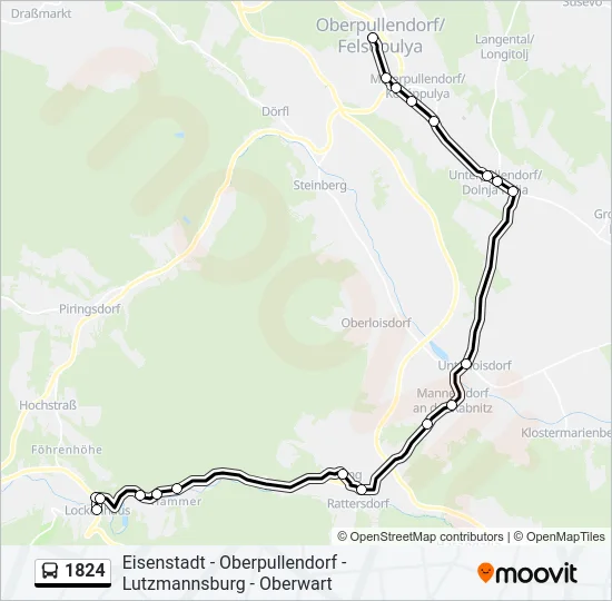 1824 Bus Line Map