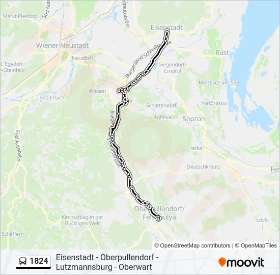 1824 Bus Line Map