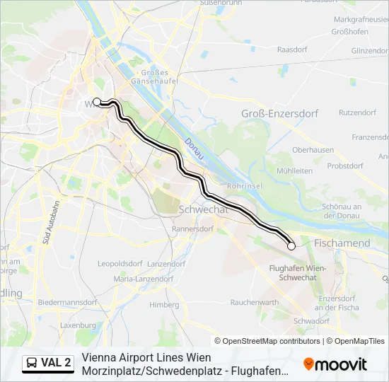 VAL 2 Bus Line Map