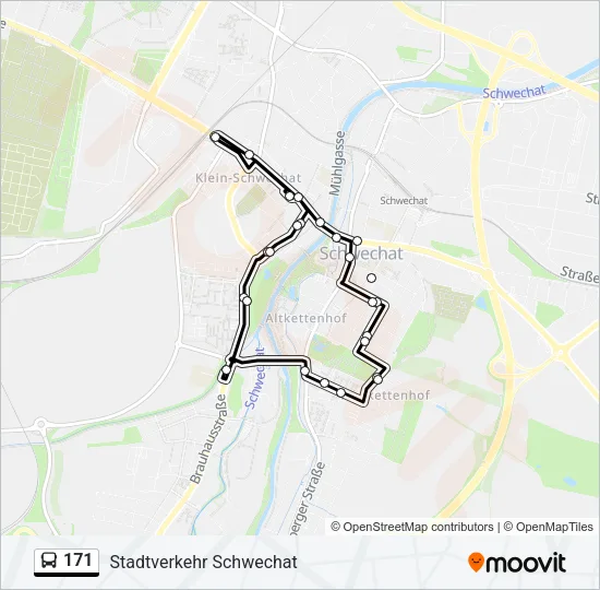 171 Bus Line Map