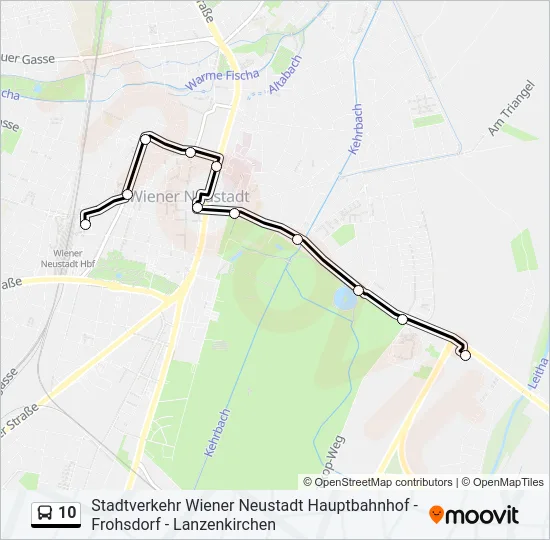 10 Bus Line Map