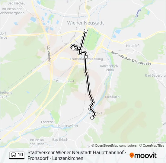 10 Bus Line Map