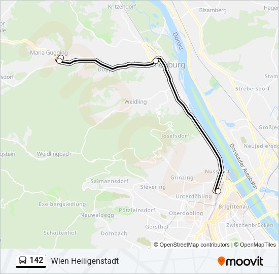 142 Bus Line Map