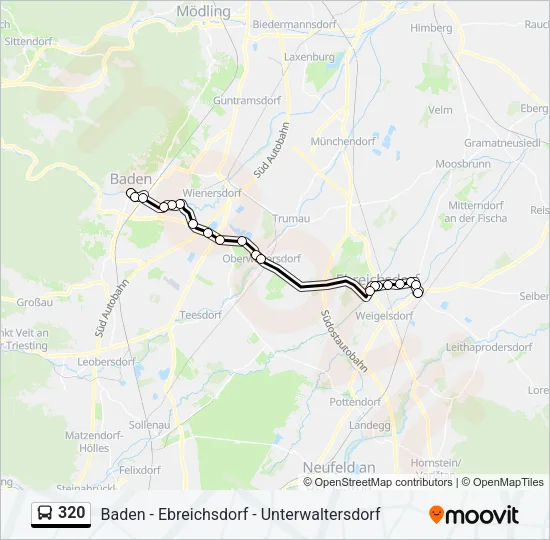 320 Bus Line Map