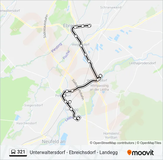 321 Bus Line Map