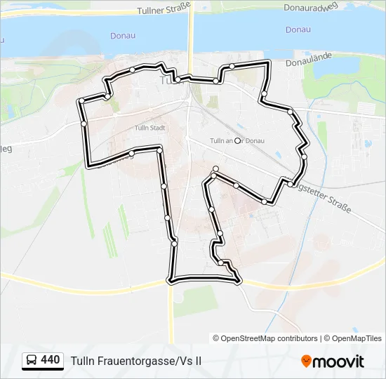 440 Bus Line Map