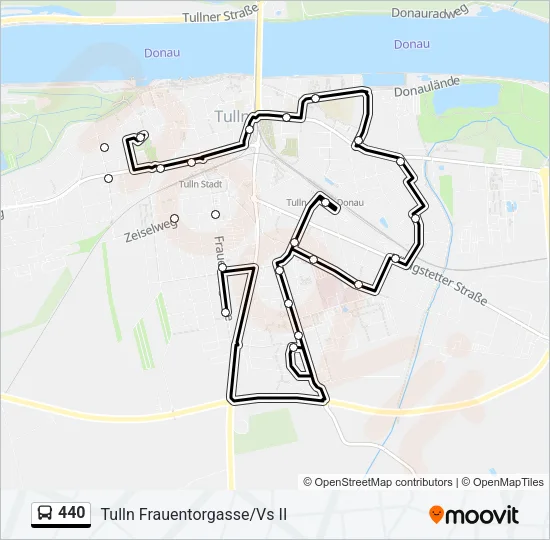 440 Bus Line Map