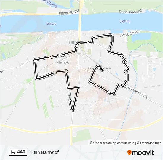 440 Bus Line Map