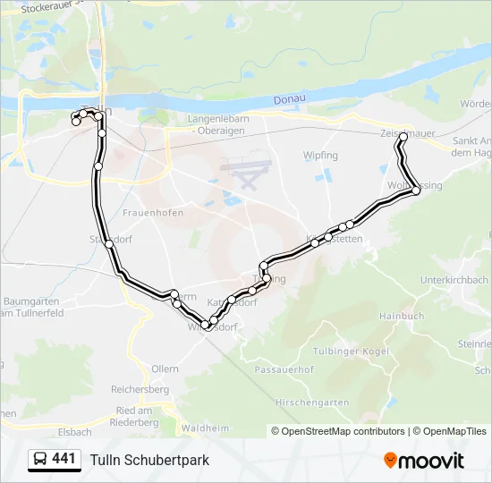 441 Bus Line Map
