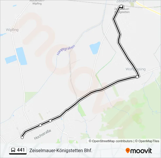 441 Bus Line Map