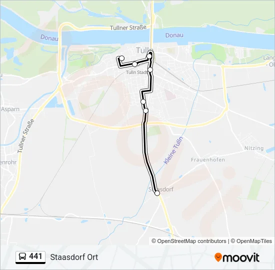 441 Bus Line Map