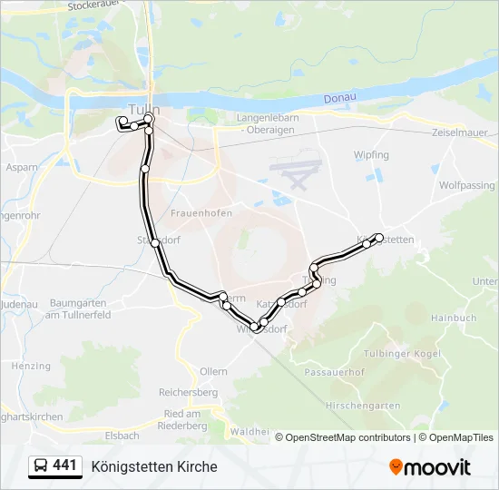 441 Bus Line Map