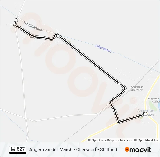 527 Bus Line Map