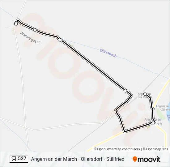 527 Bus Line Map