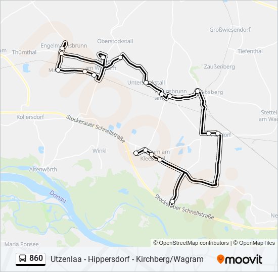 860 Route: Schedules, Stops & Maps - Frauendorf/Au Hauptplatz (Updated)