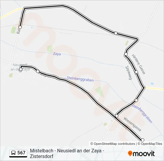 567 Bus Line Map
