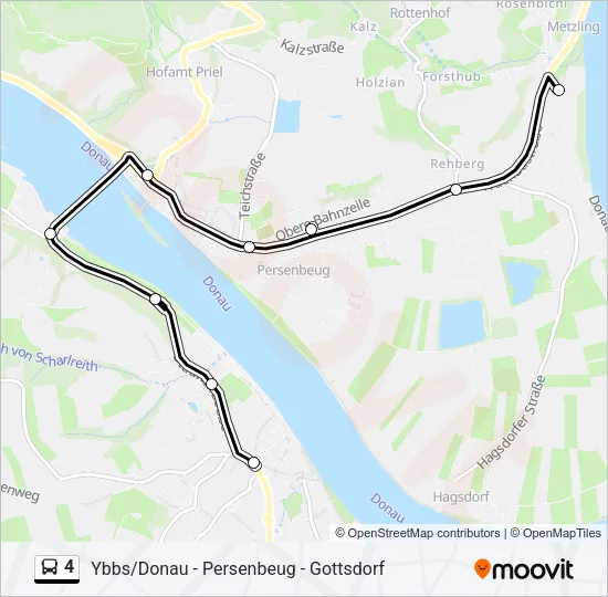 4 Bus Line Map