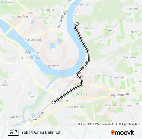 7 Bus Line Map