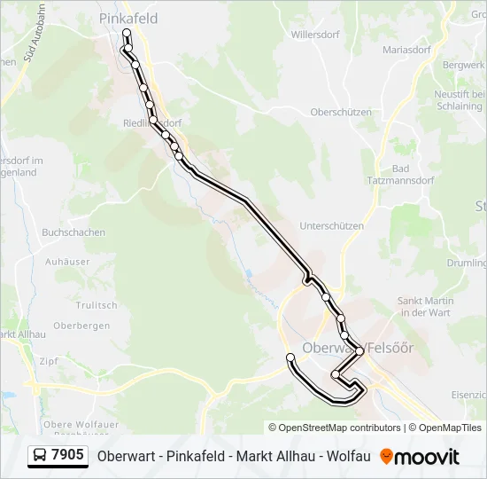 7905  Line Map