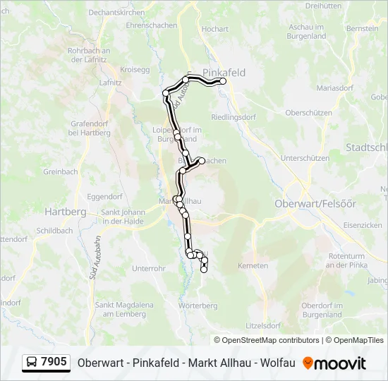 7905  Line Map