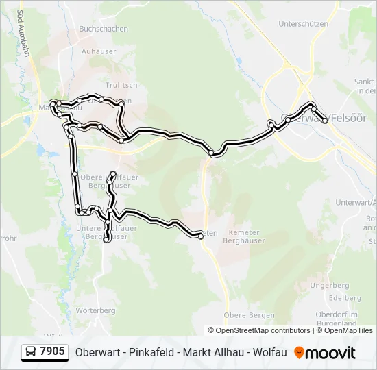7905  Line Map