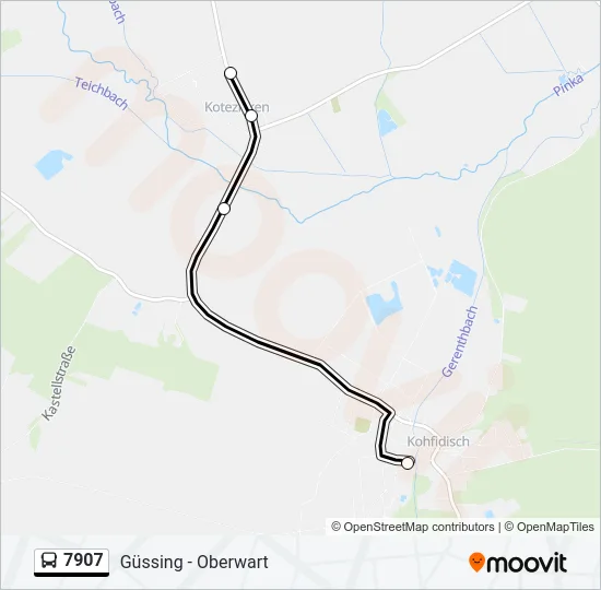 7907  Line Map