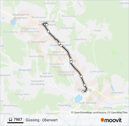 7907  Line Map