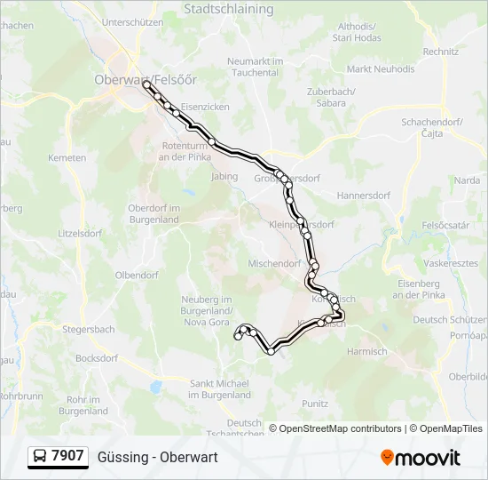 7907  Line Map