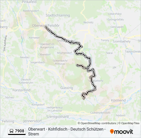7908  Line Map