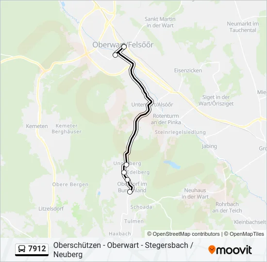 7912  Line Map