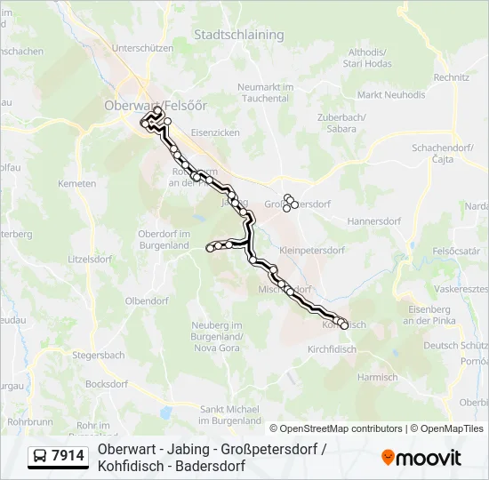 7914  Line Map