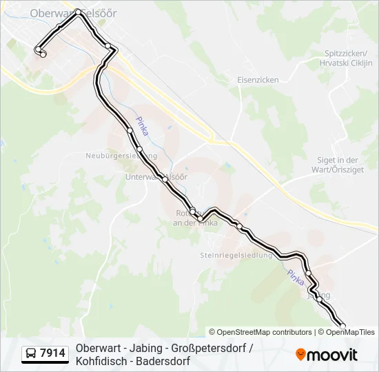 7914  Line Map