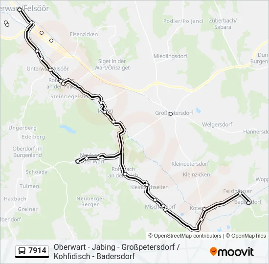 7914  Line Map