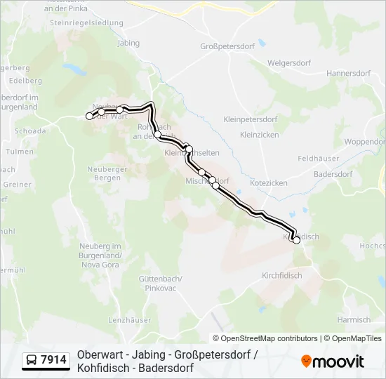 7914  Line Map