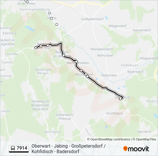 7914  Line Map