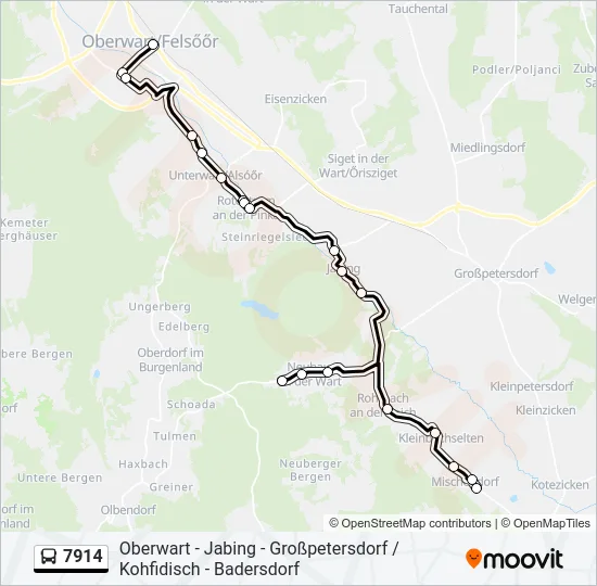 7914  Line Map