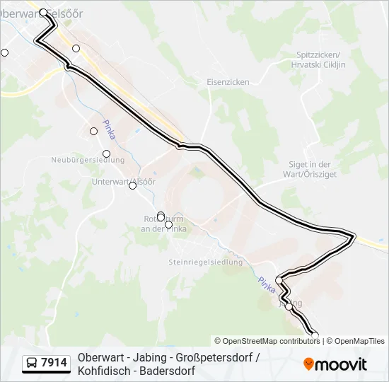 7914  Line Map