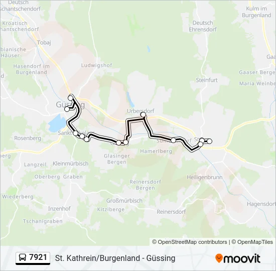 7921  Line Map