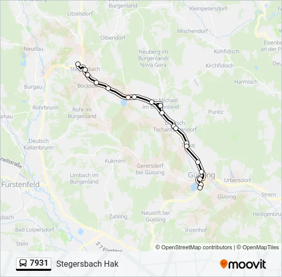 7931  Line Map