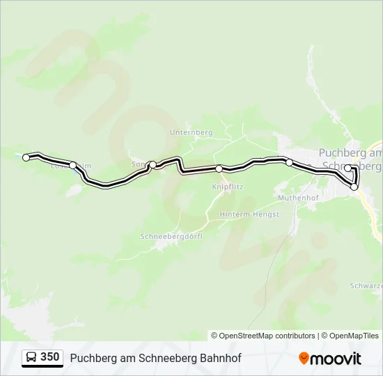 350 Bus Line Map