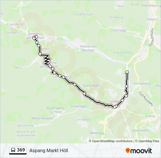 369 Bus Line Map