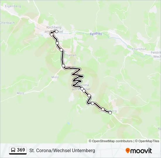 369 Bus Line Map
