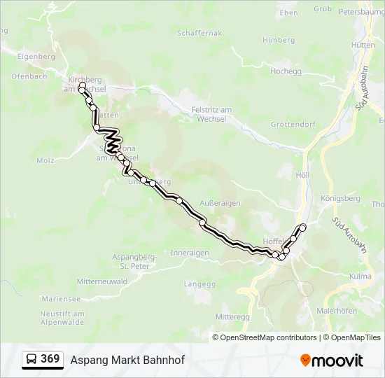 369 Bus Line Map