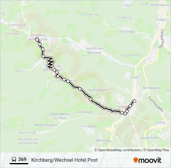 369 Bus Line Map