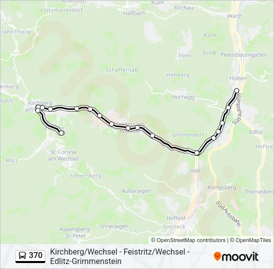370 Bus Line Map