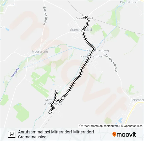 AST MITTERNDORF Bus Line Map